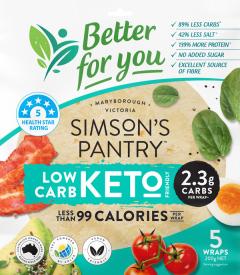 Simpsons Pantry low carb Keto Wrap